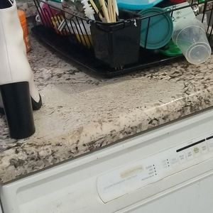 White go-go boots with block heel